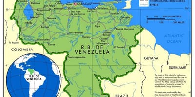 Mapa mapie Wenezueli